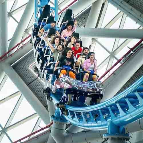 Storm Coaster Dubai Rides Fastest Roller Coaster in Dubai Aan